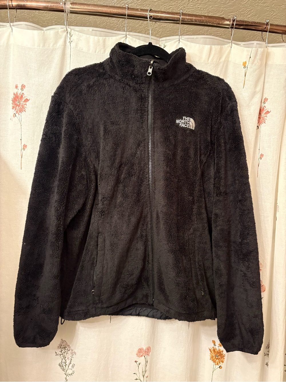 The North Face Women’s Black Micro-Fleece Jacket - Full Zip Cozy Coat